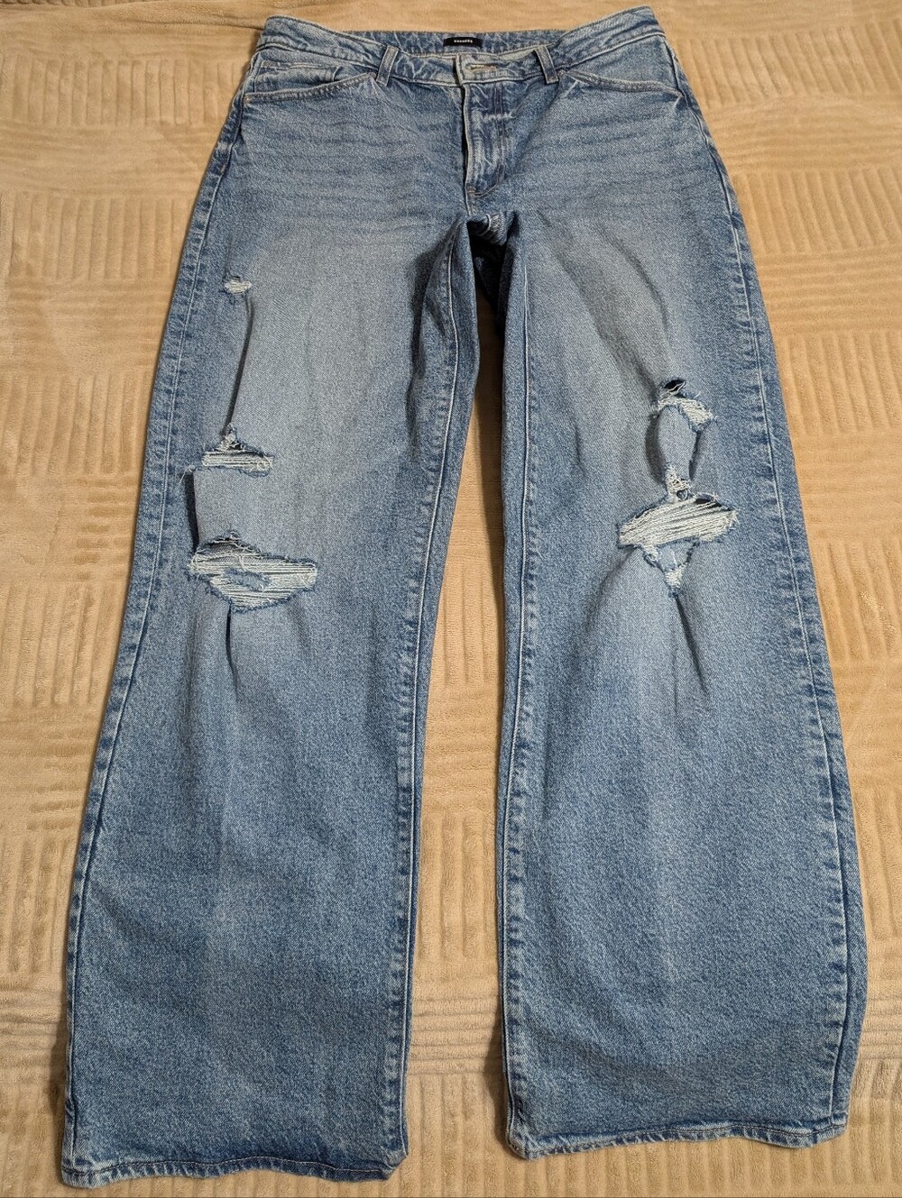 Express Light Blue Distressed Women's Jeans